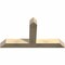 Ekena Millwork Portland Rough Sawn Timber Gable Bracket, Douglas Fir, 60"W x 32"H x 6"D x 6"F, 13/12 Pitch GBW060X32X0606POR00RDF - alternate 4